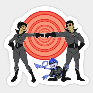 Wonder Twins evil Sticker